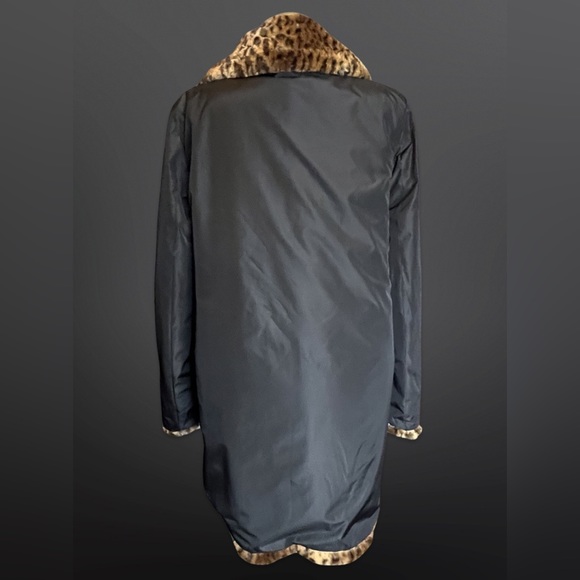 ⚡️KENSIE⚡️ Reversible Leopard Faux Fur Coat - Picture 11 of 15